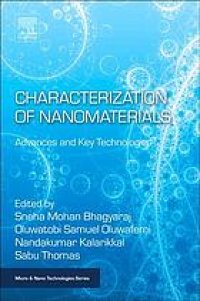 cover of the book Characterization of Nanomaterials : Advances and Key Technologies