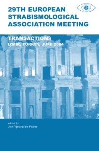 cover of the book Transactions : 29th European Strabismological Association Meeting, Izmir, Turkey, June 2004