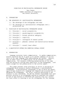 cover of the book Principles of multidialectal orthography design