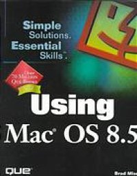 cover of the book Using MAC OS 8.5