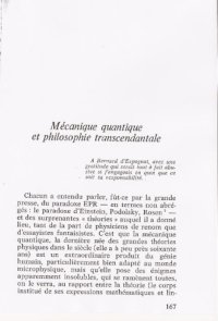 cover of the book Mécanique quantique et philosophie transcendantale