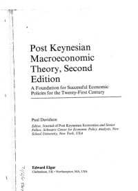 cover of the book Post Keynesian Macroeconomic Theory: A Foundation for Successful Economic Policies for the Twenty-first Century