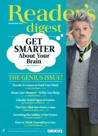 cover of the book Reader’s Digest USA September 2018 - Issue´s topic: Get Smarter about your Brain - The Genius Issue