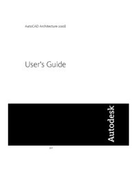 cover of the book AutoCAD Architecture 2008. User’s Guide