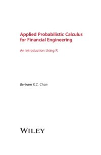 cover of the book Applied Probabilistic Calculus for Financial Engineering. An Introduction using R