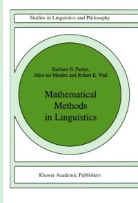 cover of the book Mathematical Methods in Linguistics