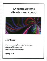 cover of the book Dynamic Systems Vibration and Control