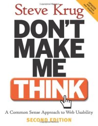 cover of the book Don't Make Me Think: A Common Sense Approach to Web Usability, 2nd Edition