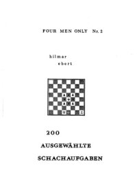 cover of the book 200 ausgewählte Schachaufgaben