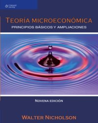 cover of the book Teoría microeconómica: principios básicos y ampliaciones