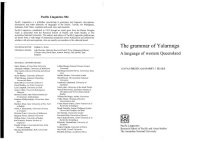 cover of the book The grammar of Yalarnnga: a language of western Queensland