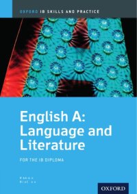 cover of the book English A Language and Literature, Skills and Practice