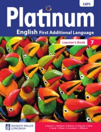 cover of the book Platinum English first additional language. 7, Learner’s book