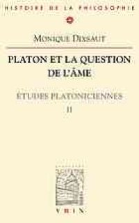 cover of the book Platon et la question de l’âme