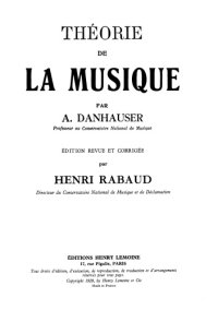 cover of the book Theorie de la musique