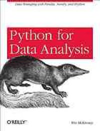 cover of the book Python for data analysis : Data wrangling with Pandas, Numpy, and IPython