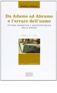 cover of the book Da Adamo ad Abramo o l’errare dell’uomo. Lettura narrativa e antropologica della Genesi