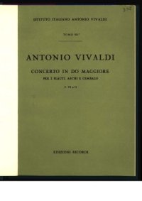 cover of the book Concerto in do maggiore