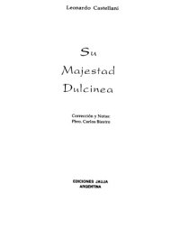 cover of the book Su Majestad Dulcinea