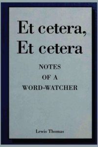 cover of the book Et cetera, et cetera : notes of a word-watcher