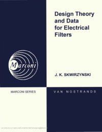 cover of the book Design Theory and Data for Electrical Filters