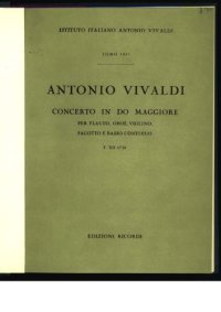 cover of the book Concerto in do maggiore