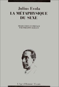 cover of the book Métaphysique du sexe