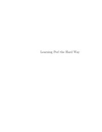 cover of the book Learning Pearl the Hard Way