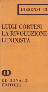 cover of the book La rivoluzione leninista