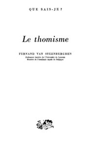 cover of the book Le thomisme