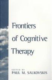 cover of the book Frontiers of cognitive therapy