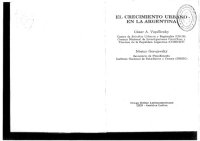 cover of the book El crecimiento urbano en la argentina