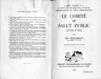 cover of the book Le comité de salut public (1793 - 1795)