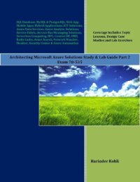 cover of the book Architecting Microsoft Azure Solutions Study & Lab Guide Part 2: Exam 70-535