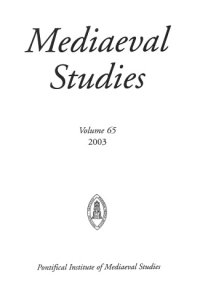 cover of the book Mediaeval Studies