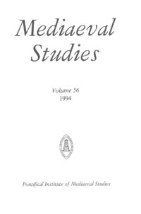 cover of the book Mediaeval Studies