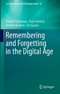 cover of the book Remembering and Forgetting in the Digital Age