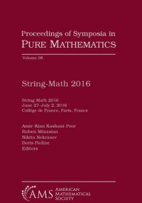 cover of the book String-Math 2016