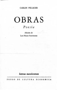 cover of the book Obras poesia