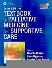 cover of the book Textbook of Palliative Medicine and Supportive Care