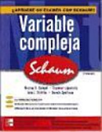 cover of the book Variable Compleja