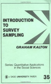 cover of the book Introduction to survey sampling