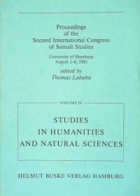 cover of the book Proceedings of the Second International Congress of Somali Studies. Volume IV. Studies in humanities and natural sciences