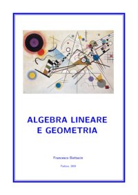 cover of the book Algebra lineare e geometria