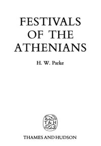 cover of the book Festivals of the Athenians