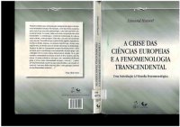 cover of the book A crise das ciências europeias e a fenomenologia transcendental