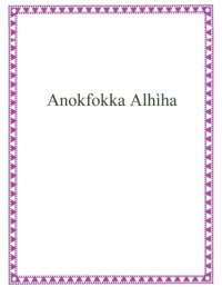 cover of the book Anokfokka Alhìha