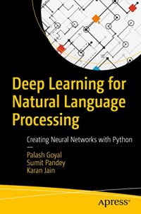 cover of the book Deep Learning for Natural Language Processing: Creating Neural Networks with Python