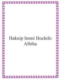 cover of the book Haknip Immi Hochifo Alhìha