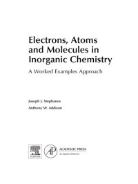 cover of the book Electrons Atoms and Molecules in Inorganic Chemistry. A worked Examples Approach